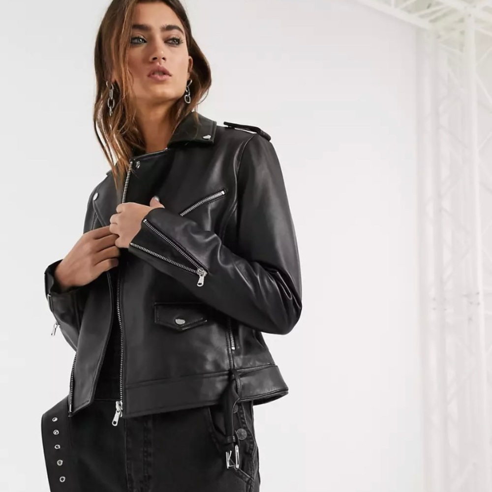 Barney’s Originals 100% Leather Jacket